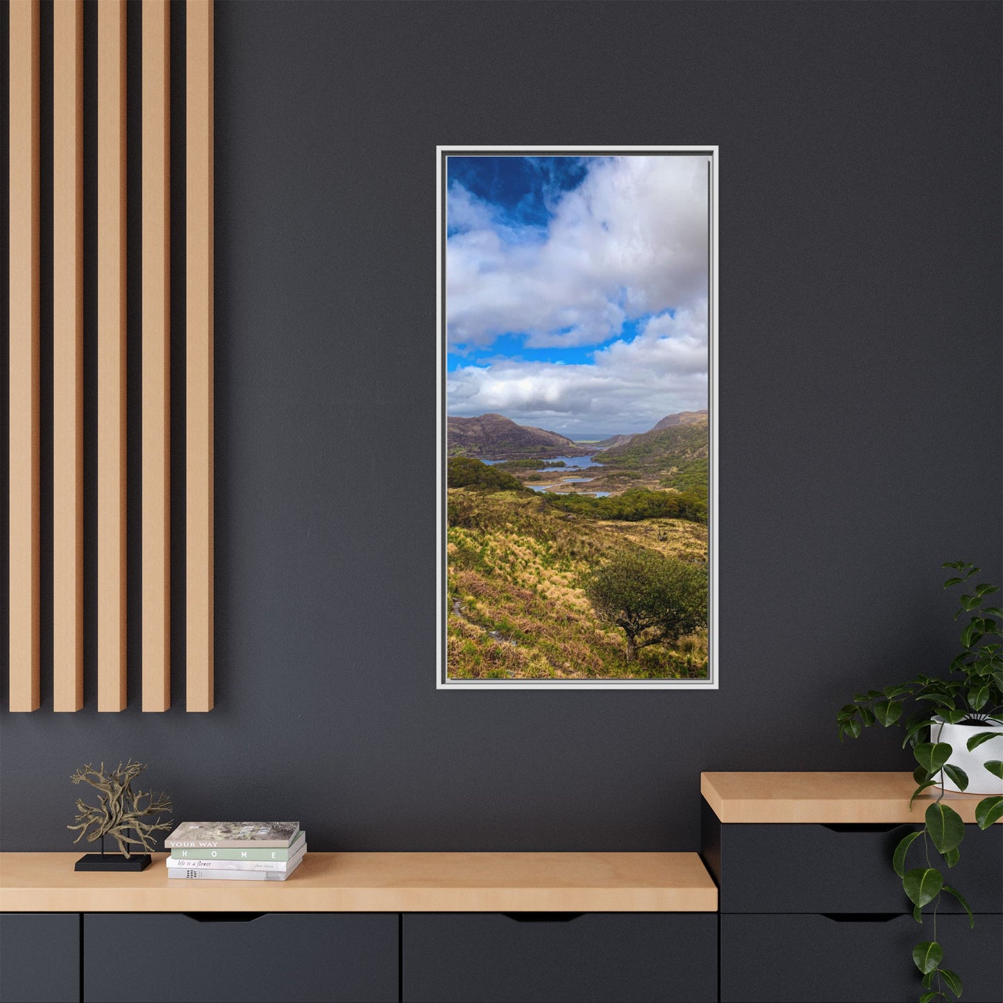 Matte Canvas, Framed (Multi-color)
