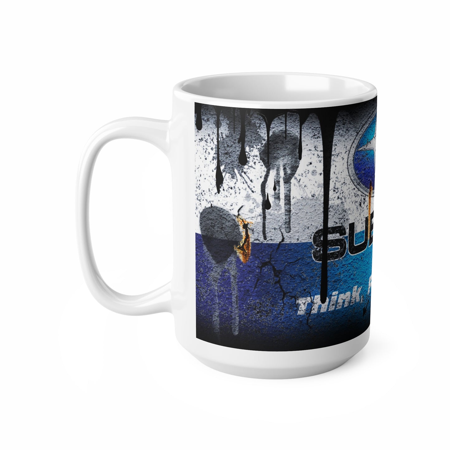 Subaru Graffiti Ceramic Coffee Cup - 11oz & 15oz | Think, Feel, Drive Mug