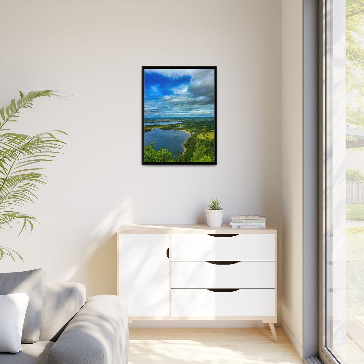 Killarney Trail 2 Matte Canvas, Framed (Multi-color)