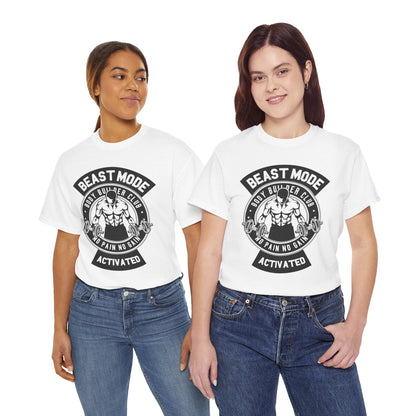 Beast Mode Unisex Heavy Cotton Tee - Body Builder Club Motivation