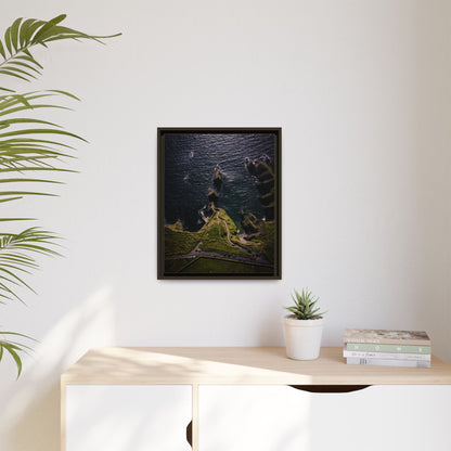Dunquin Pier Matte Canvas, Framed (Multi-color)