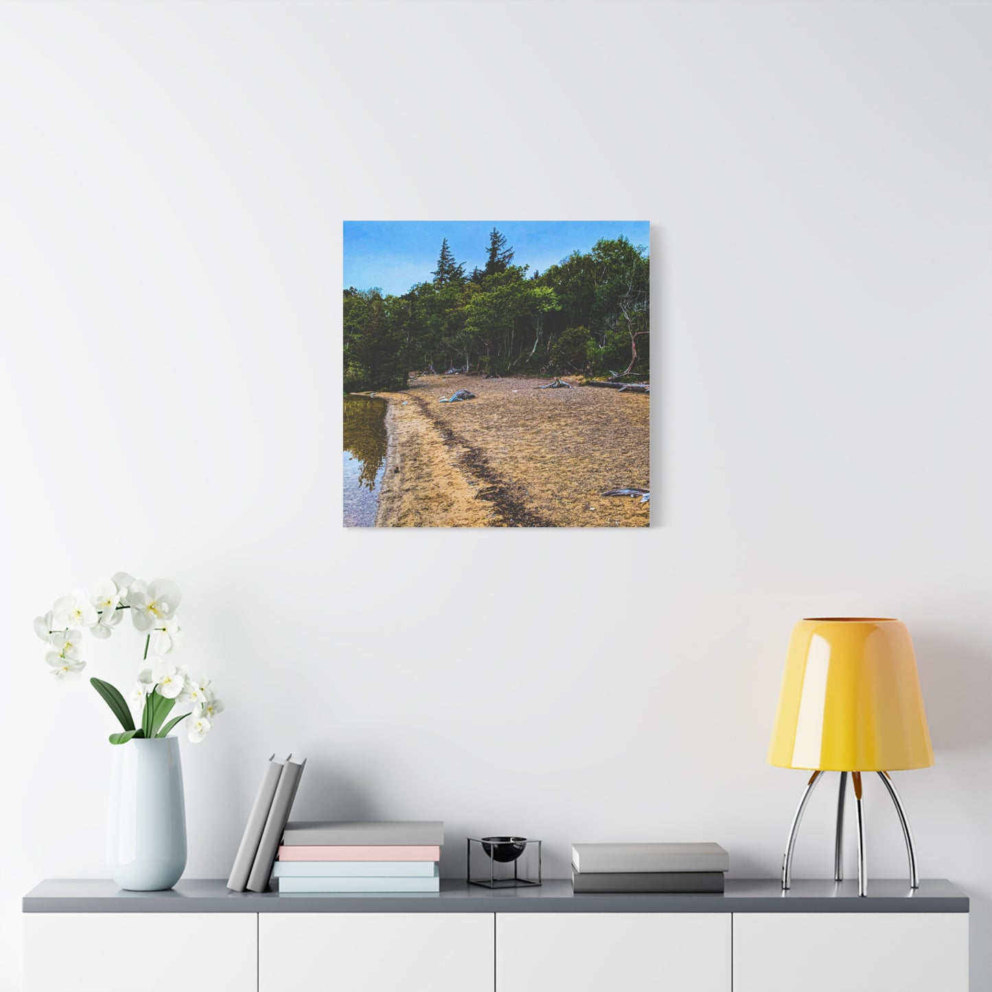 Muckross Lake Beach Matte Canvas, Stretched, 1.25"