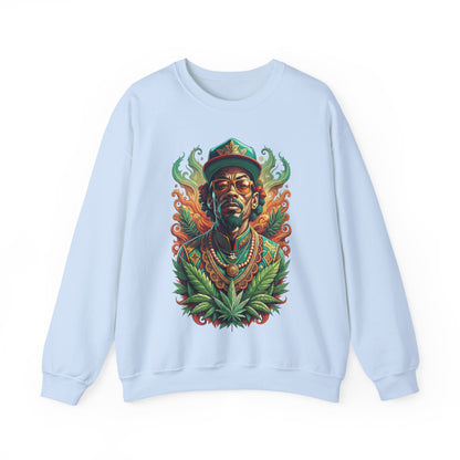 Reggae Lion — Rasta Portrait Graphic Sweatshirt
