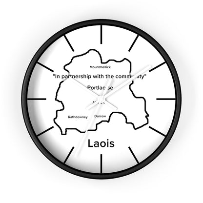 Laois County Map Wall Clock — Minimalist Irish County Clock