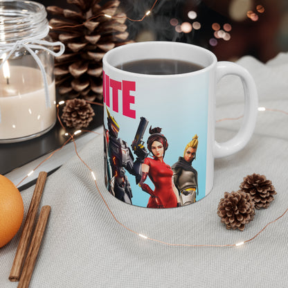 Fortnite-Themed Ceramic Coffee Cups | 11oz & 15oz | Perfect Gift for Gamers