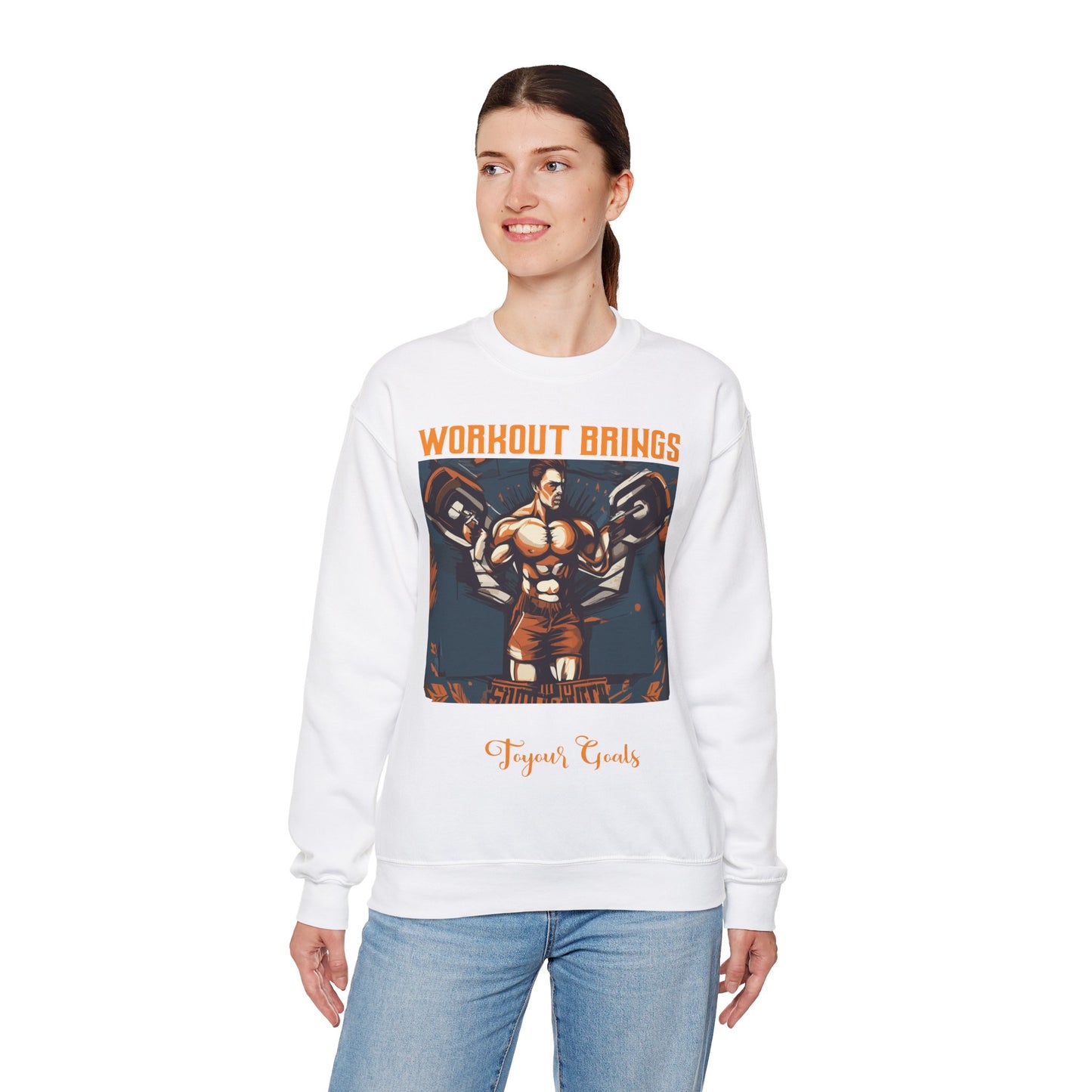 Every Workout Brings You Closer Unisex Heavy Blend™ Crewneck Sweatshirt