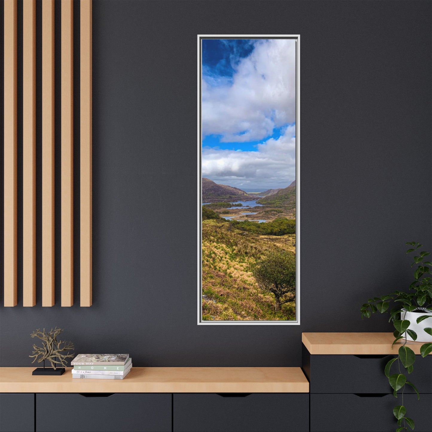 Matte Canvas, Framed (Multi-color)