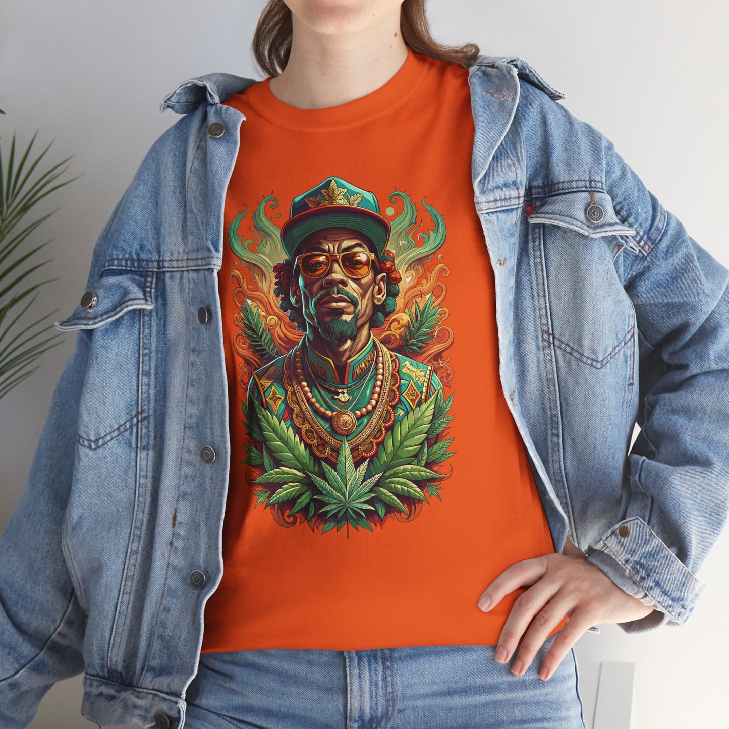 Reggae Lion Tee — Rasta Portrait Graphic T-Shirt