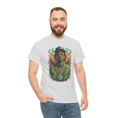Reggae Lion Tee — Rasta Portrait Graphic T-Shirt