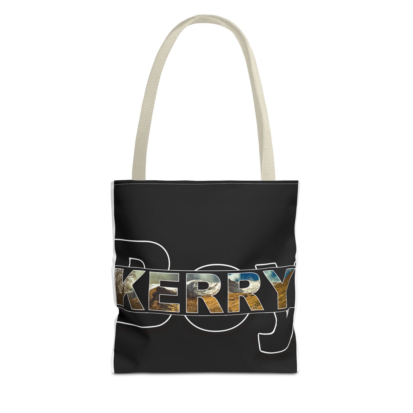 Kerry Boy Black - Black Tote Bag (AOP)