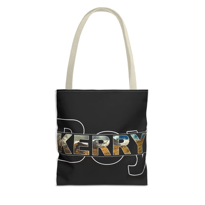 Kerry Boy Black - Black Tote Bag (AOP)