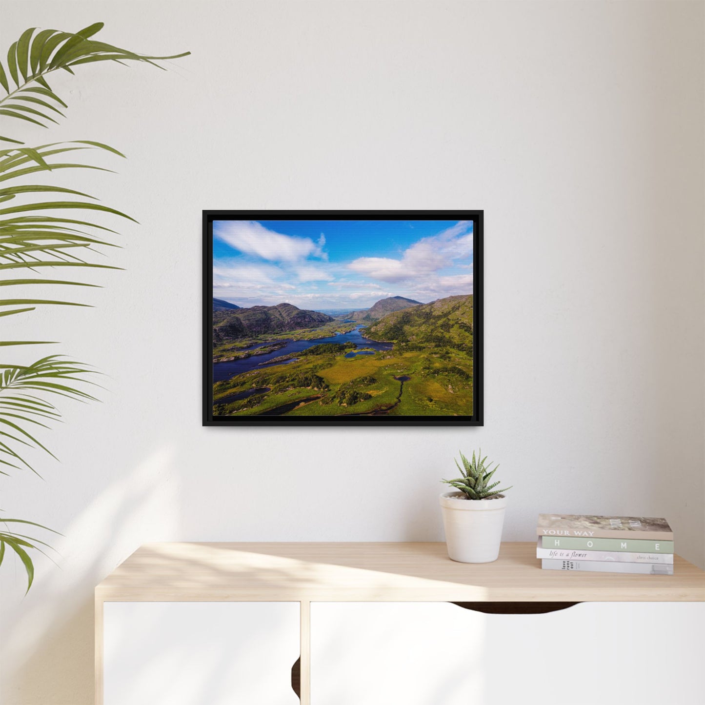 Ladies View Killarney Matte Canvas, Framed (Multi-color)