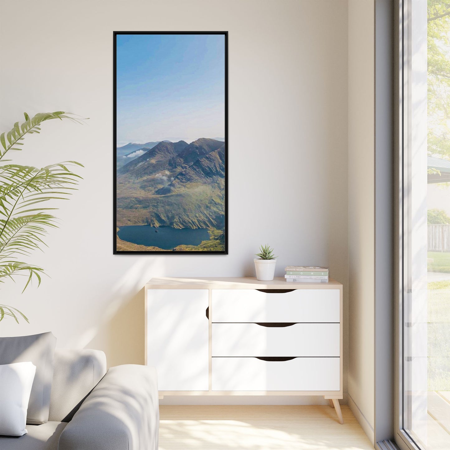 MacGillycuddy's Reeks Matte Canvas, Framed (Multi-color)