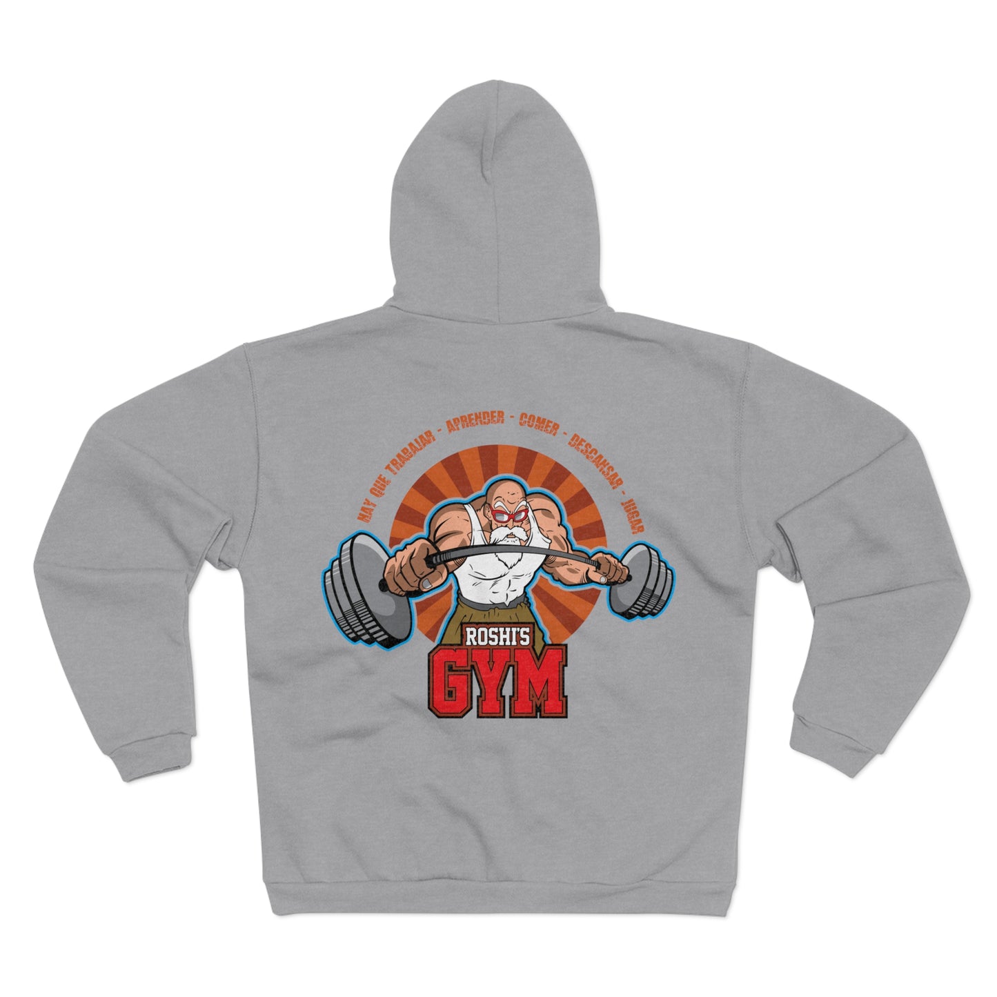 Unisex Hooded Zip Sweatshirt - Rosht's Gym Vintage Fitness Apparel