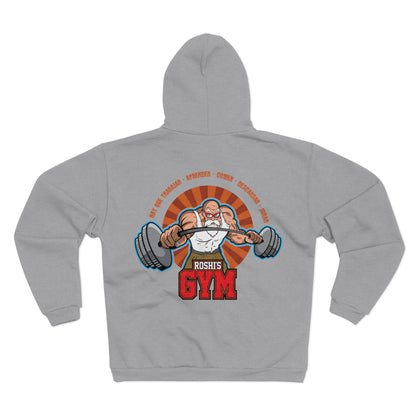 Unisex Hooded Zip Sweatshirt - Rosht's Gym Vintage Fitness Apparel