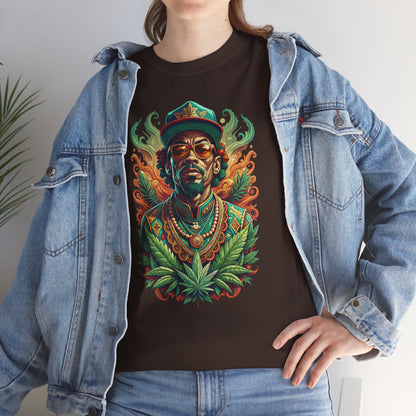 Reggae Lion Tee — Rasta Portrait Graphic T-Shirt