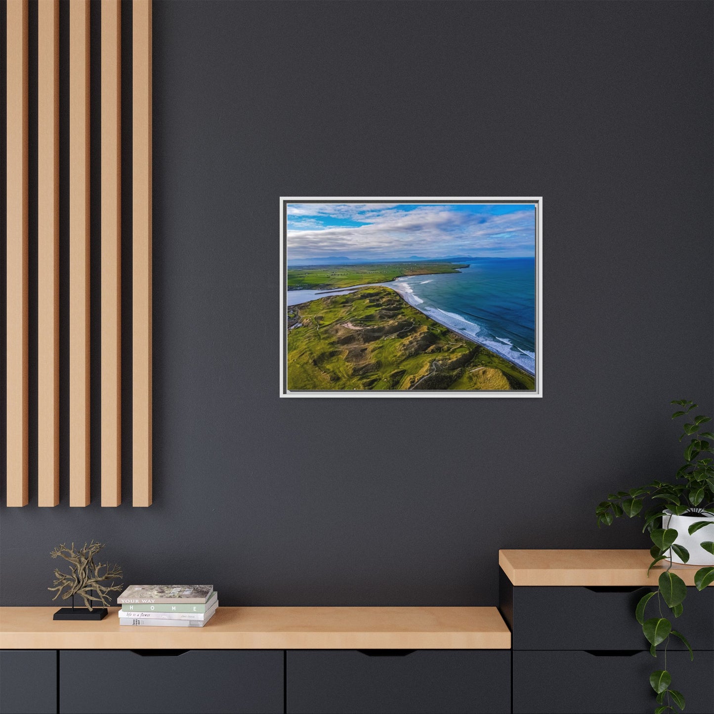 Kerry Landscape Matte Canvas, Framed (Multi-color)