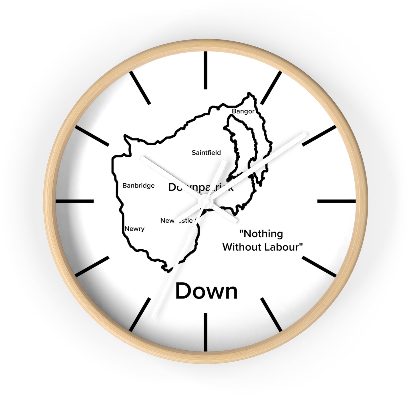 Down County Wall Clock