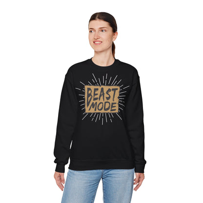 Beast Mode Unisex Heavy Blend™ Crewneck Sweatshirt - Comfort & Style for Active Souls