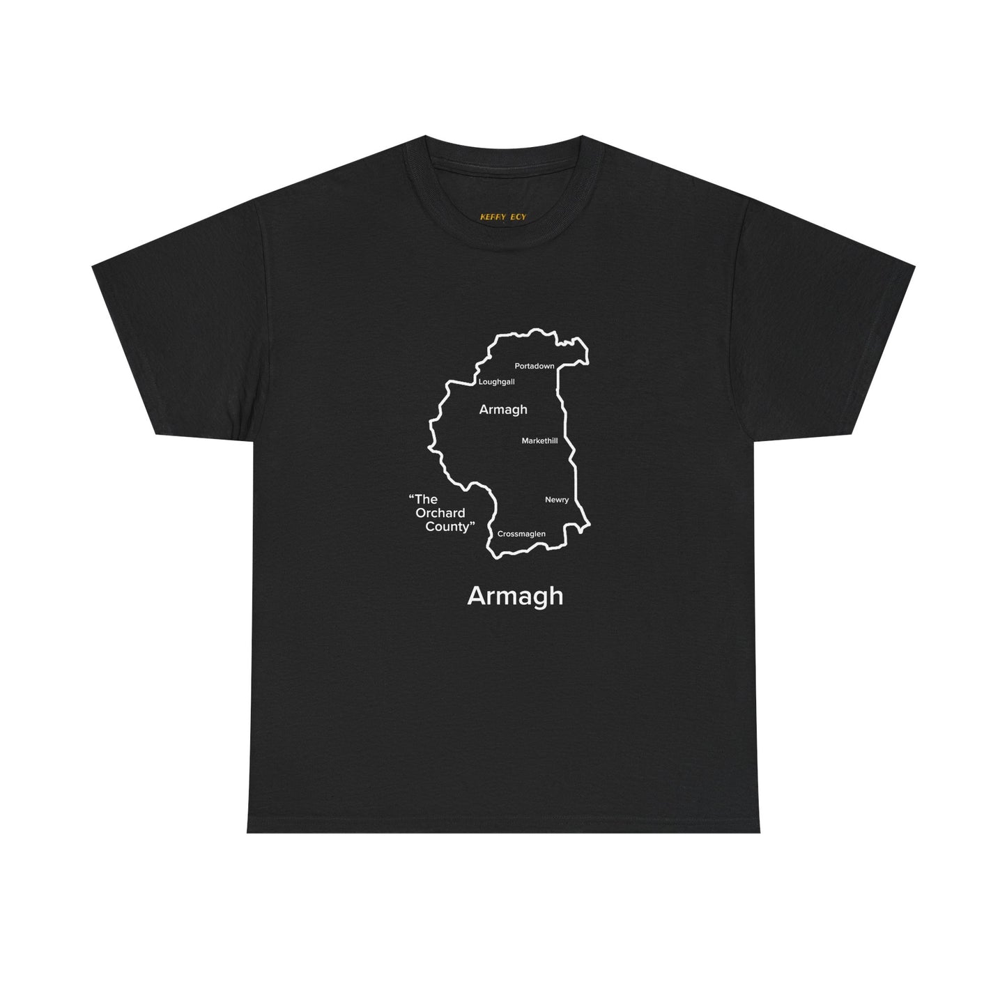 Armagh Unisex Heavy Cotton T-Shirt Black Edition