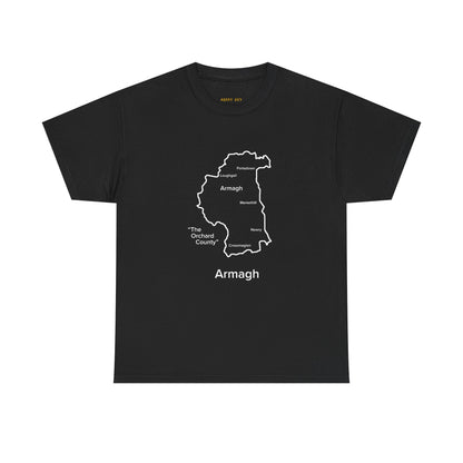 Armagh Unisex Heavy Cotton T-Shirt Black Edition