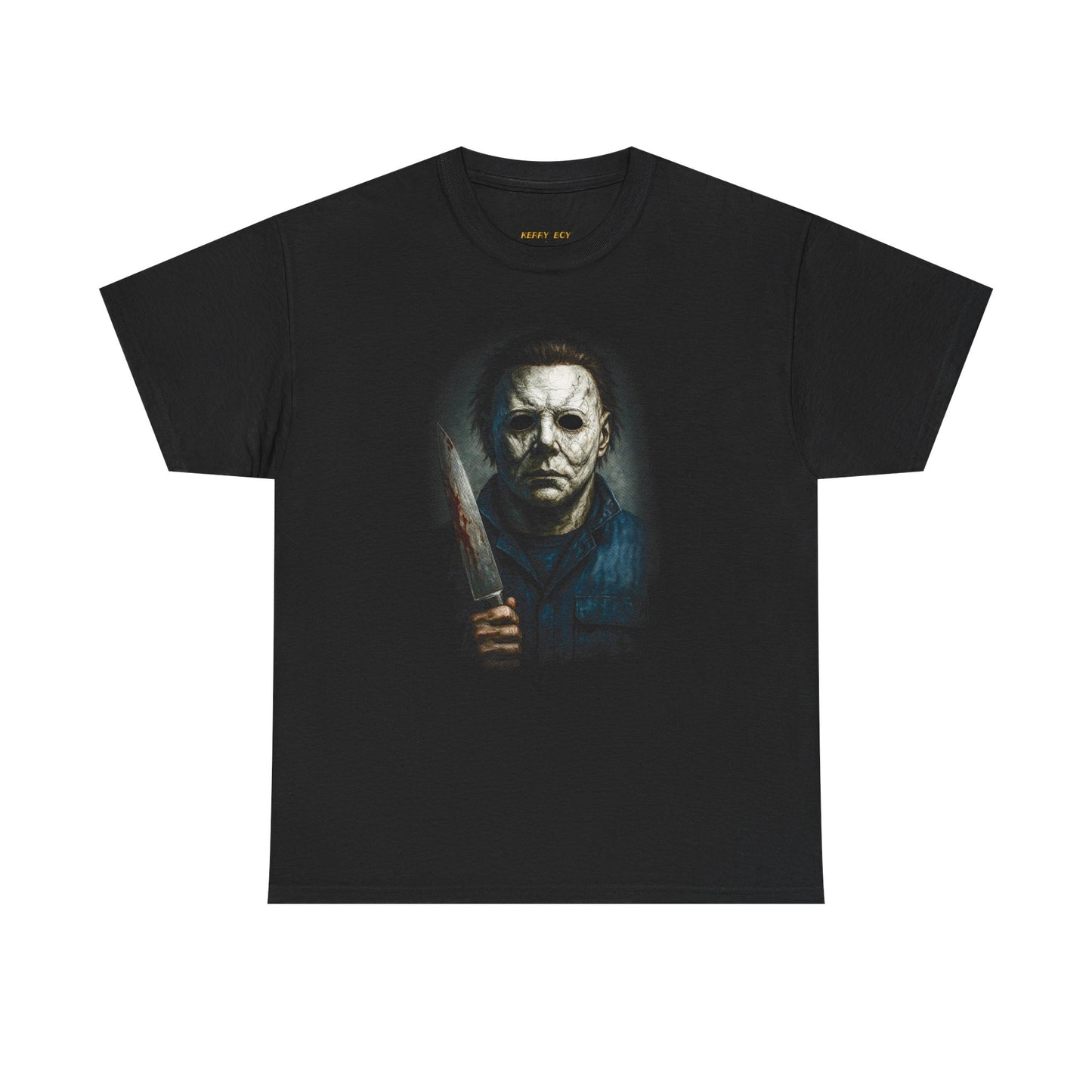 Horror Mask Knife Graphic Tee