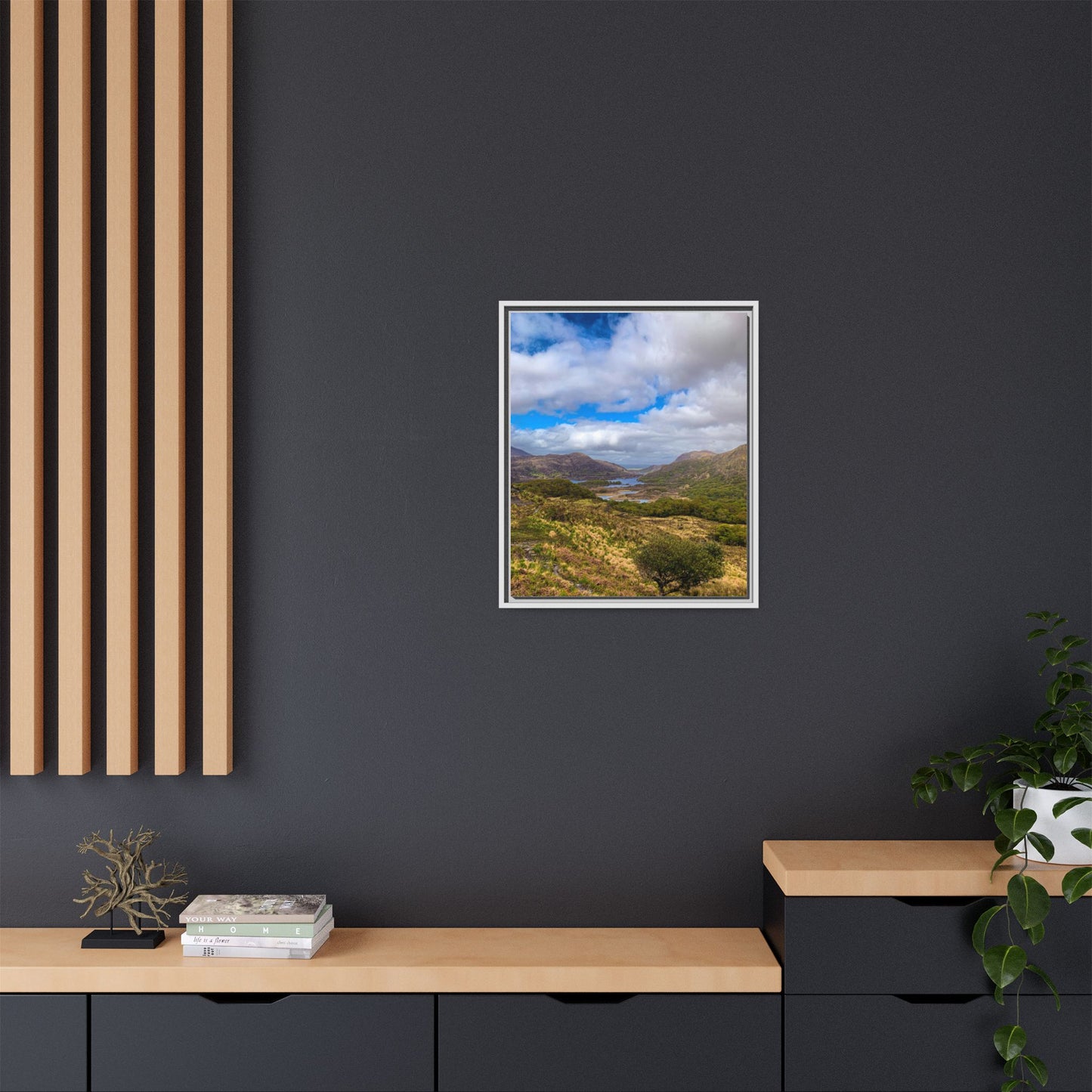 Matte Canvas, Framed (Multi-color)