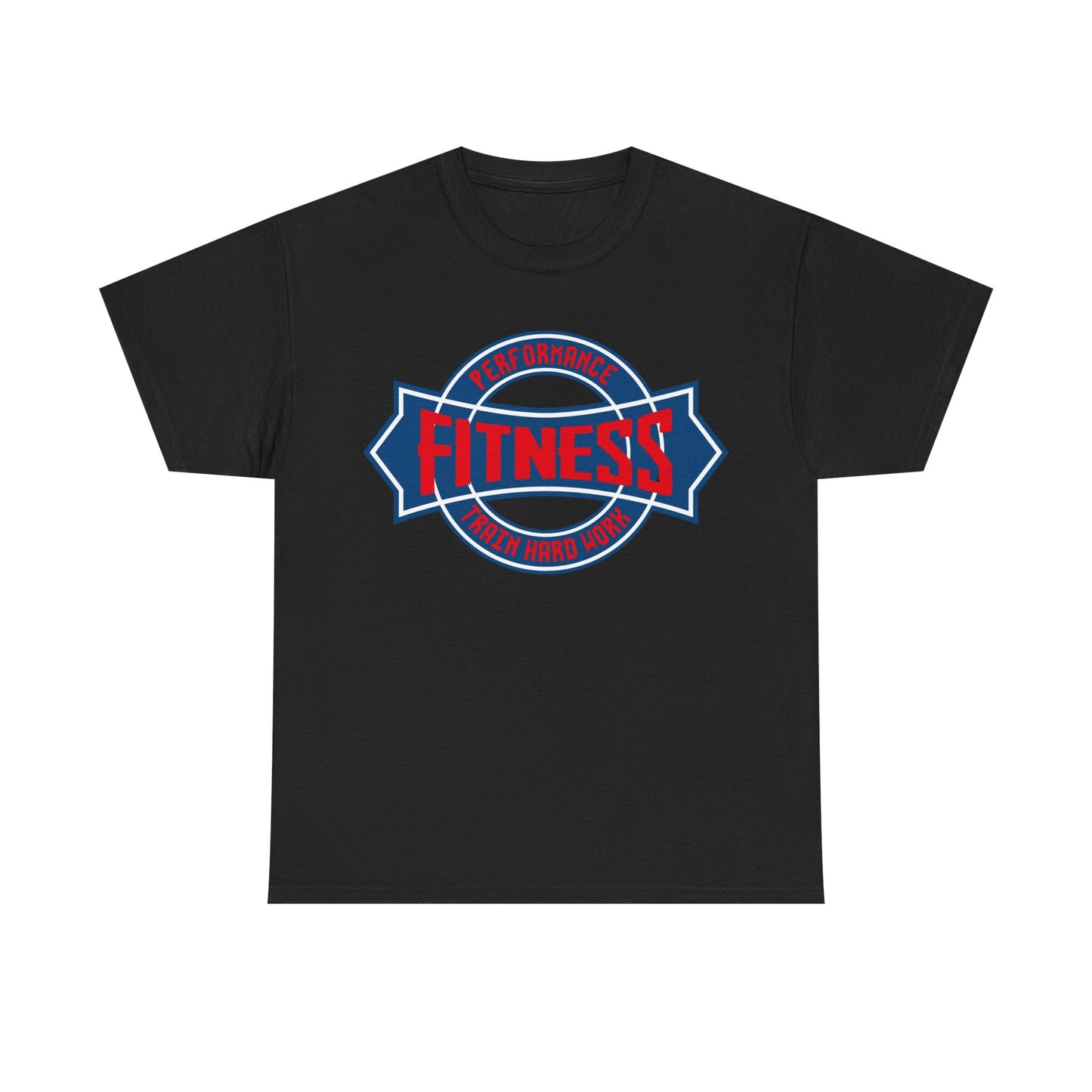Fitness Performance Unisex Heavy Cotton Tee Black