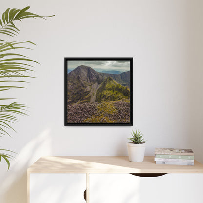 Halfway to Carrauntoohil Matte Canvas, Framed (Multi-color)