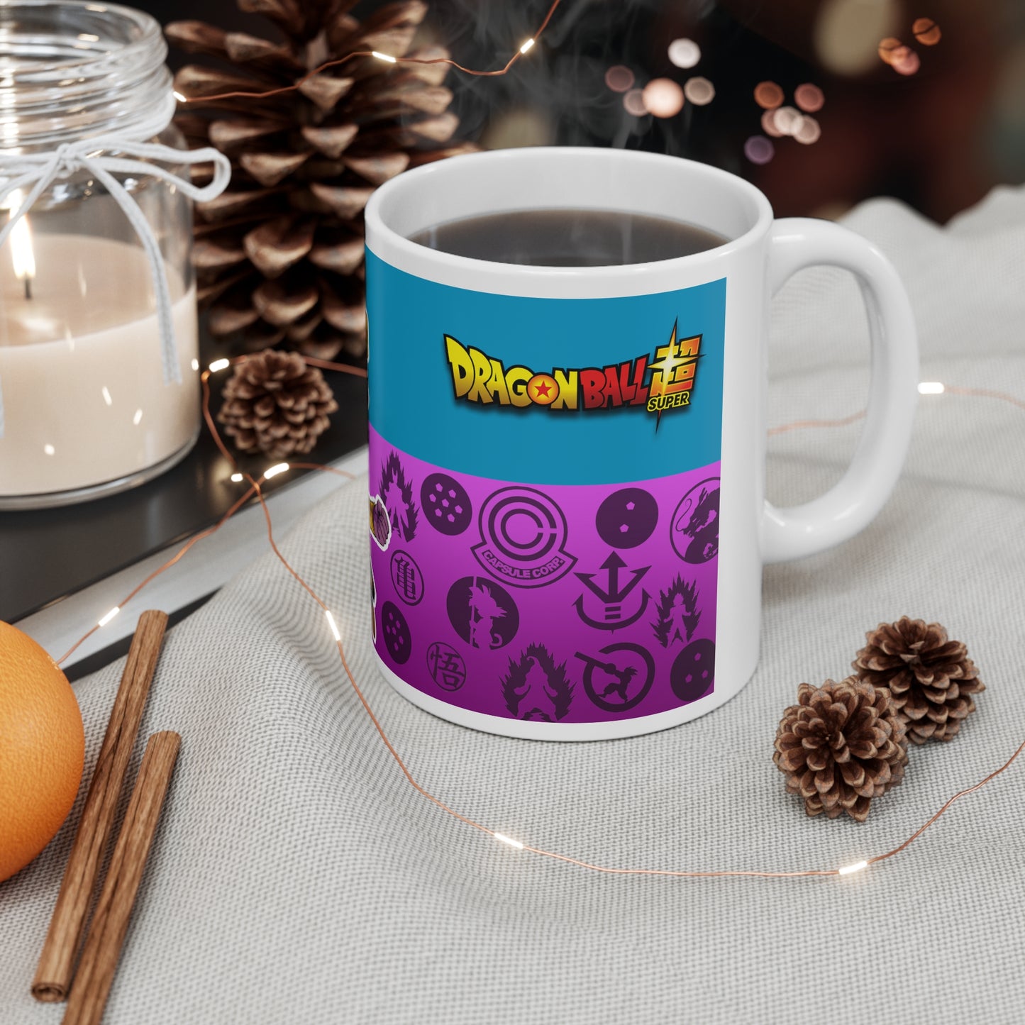 Dragon Ball Super Ceramic Coffee Cup – 11oz & 15oz, Anime Collector's Mug for Fans