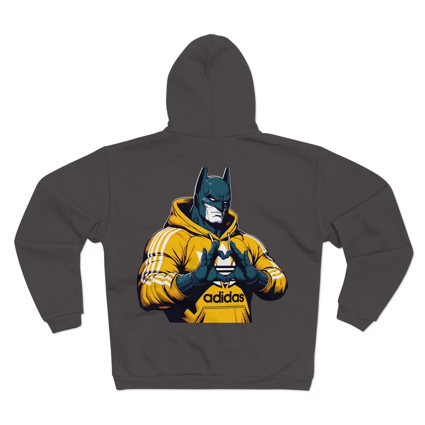 Super Hero Love Unisex Hooded Zip Sweatshirt