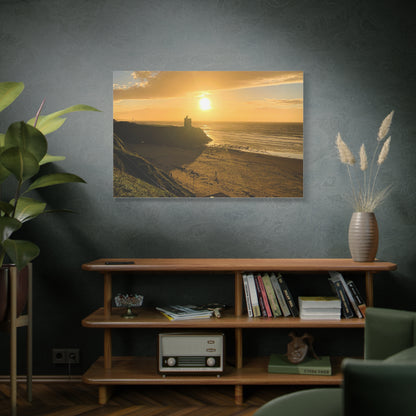 Ballybunion Sunset Castle Matte Canvas, Stretched, 1.25"