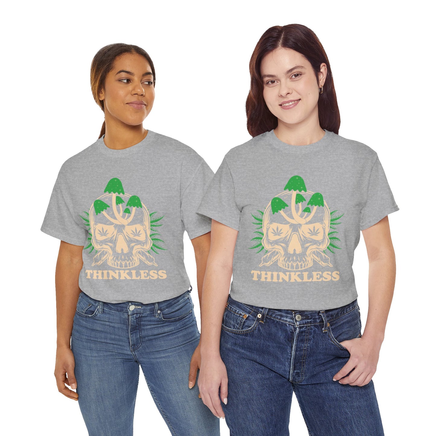Mushroom Skull 'THINKLESS' T-Shirt