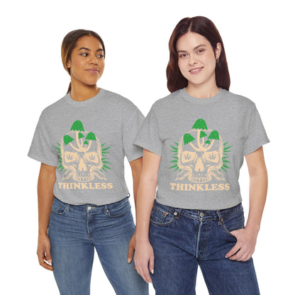 Mushroom Skull 'THINKLESS' T-Shirt