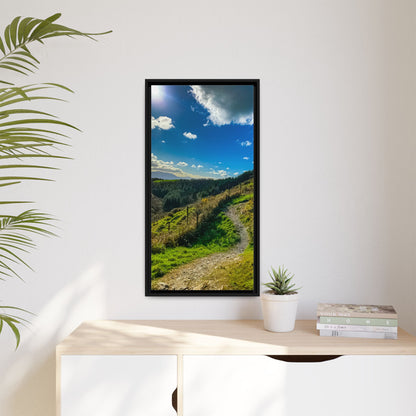 Glanageenty Forest Trail  Matte Canvas, Framed (Multi-color)
