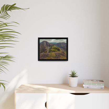 Halfway to Carrauntoohil Matte Canvas, Framed (Multi-color)