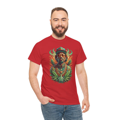 Reggae Lion Tee — Rasta Portrait Graphic T-Shirt