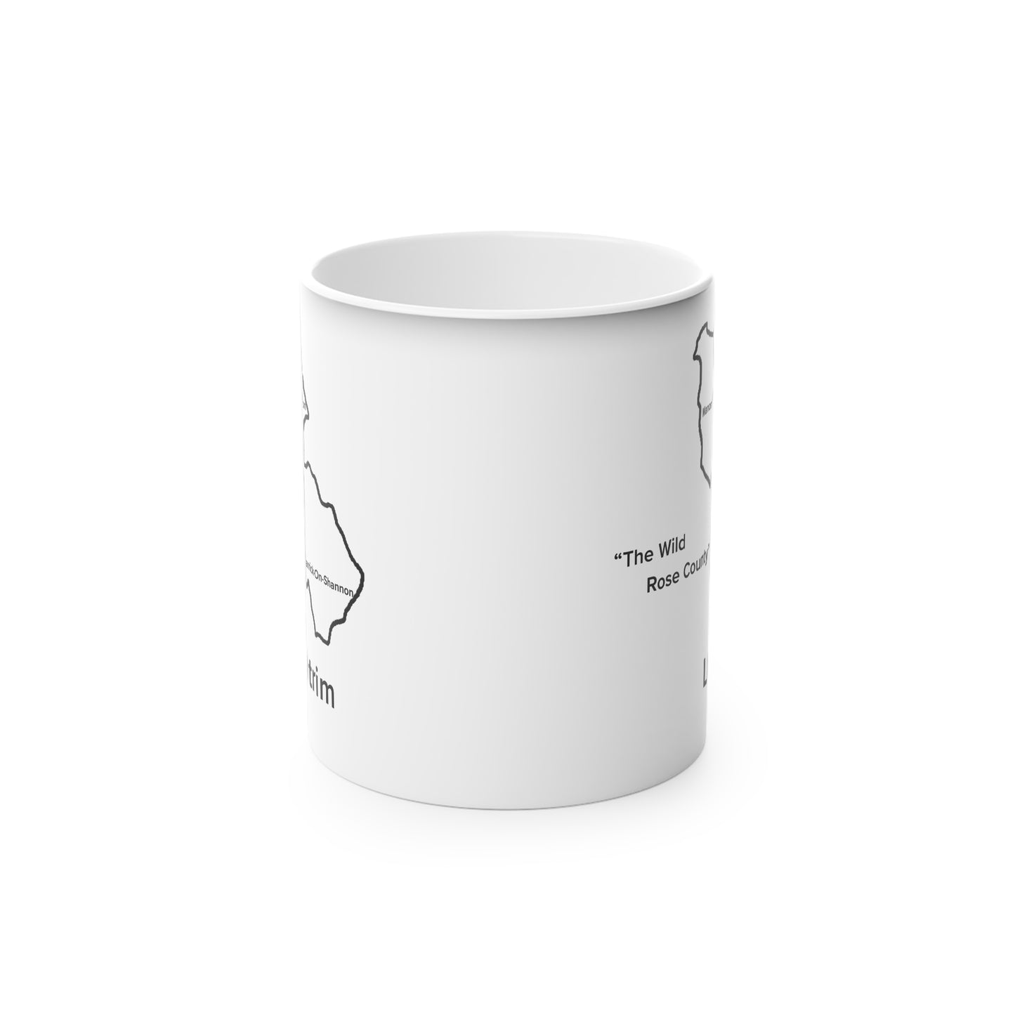 Leitrim Magic Mug: Color - Changing Coffee Cup with Artistic Map Design