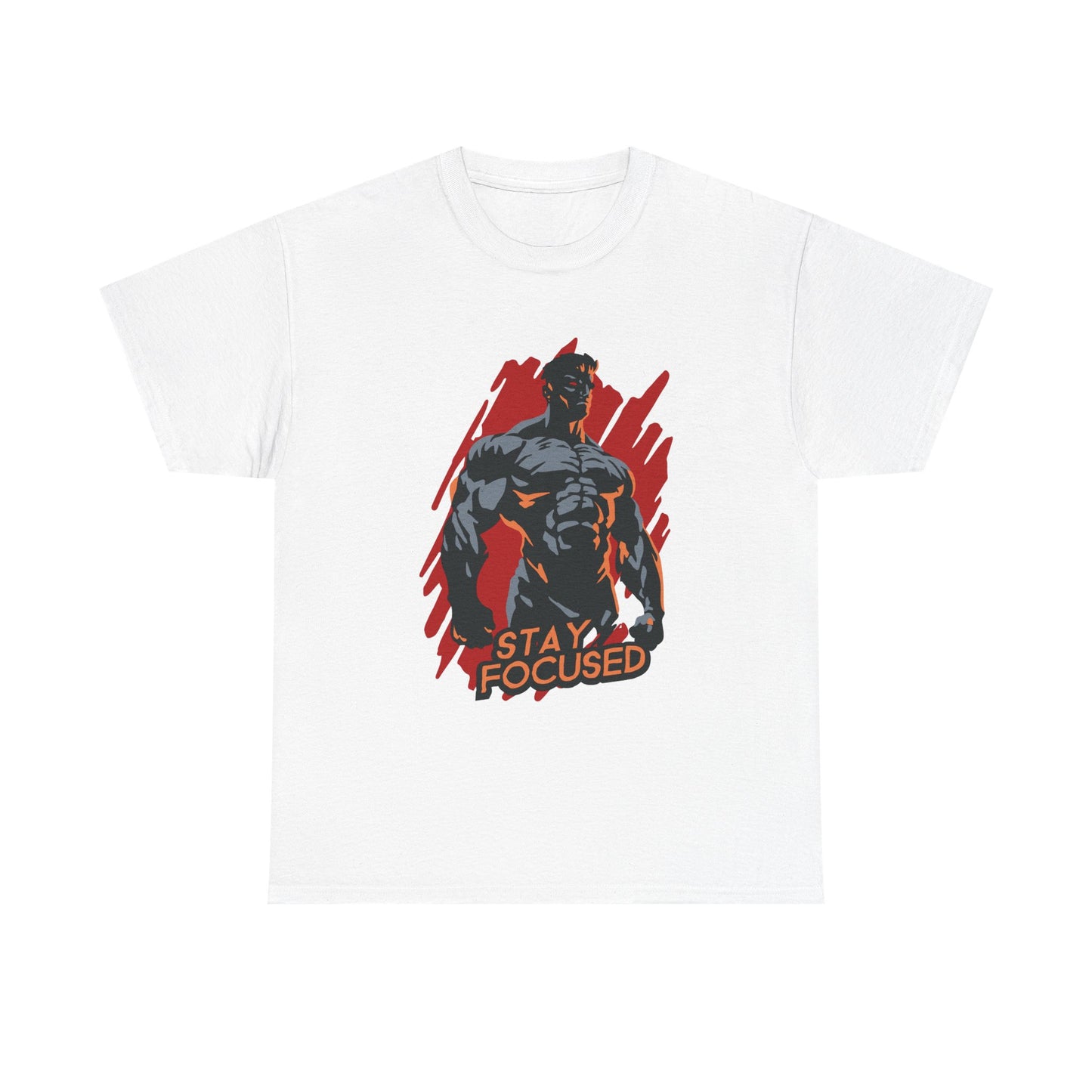 Stay Focused Unisex Heavy Cotton Tee