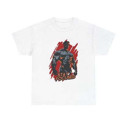 Stay Focused Unisex Heavy Cotton Tee