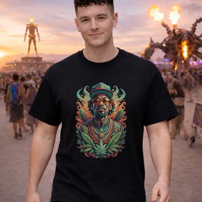 Reggae Lion Tee — Rasta Portrait Graphic T-Shirt