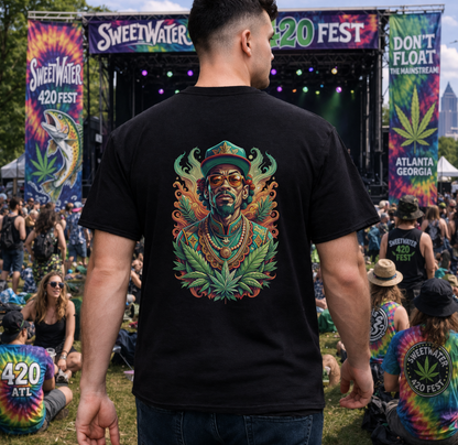 Reggae Lion Tee — Rasta Portrait Graphic T-Shirt