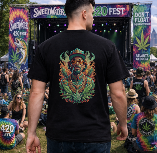 Reggae Lion Tee — Rasta Portrait Graphic T-Shirt