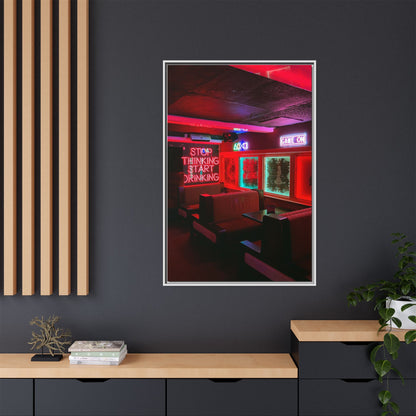 The Mermaids Night Club Matte Canvas, Framed (Multi-color)