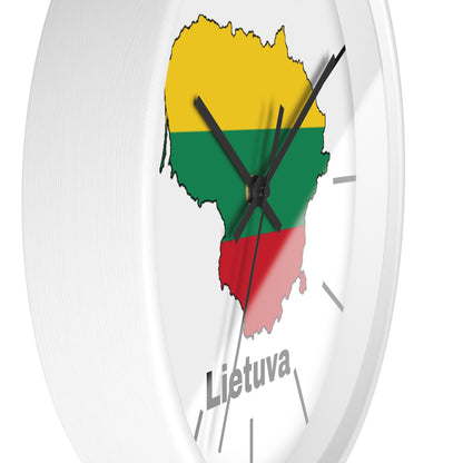 Lithuania Map Wall Clock - Vibrant Decor for Home or Office
