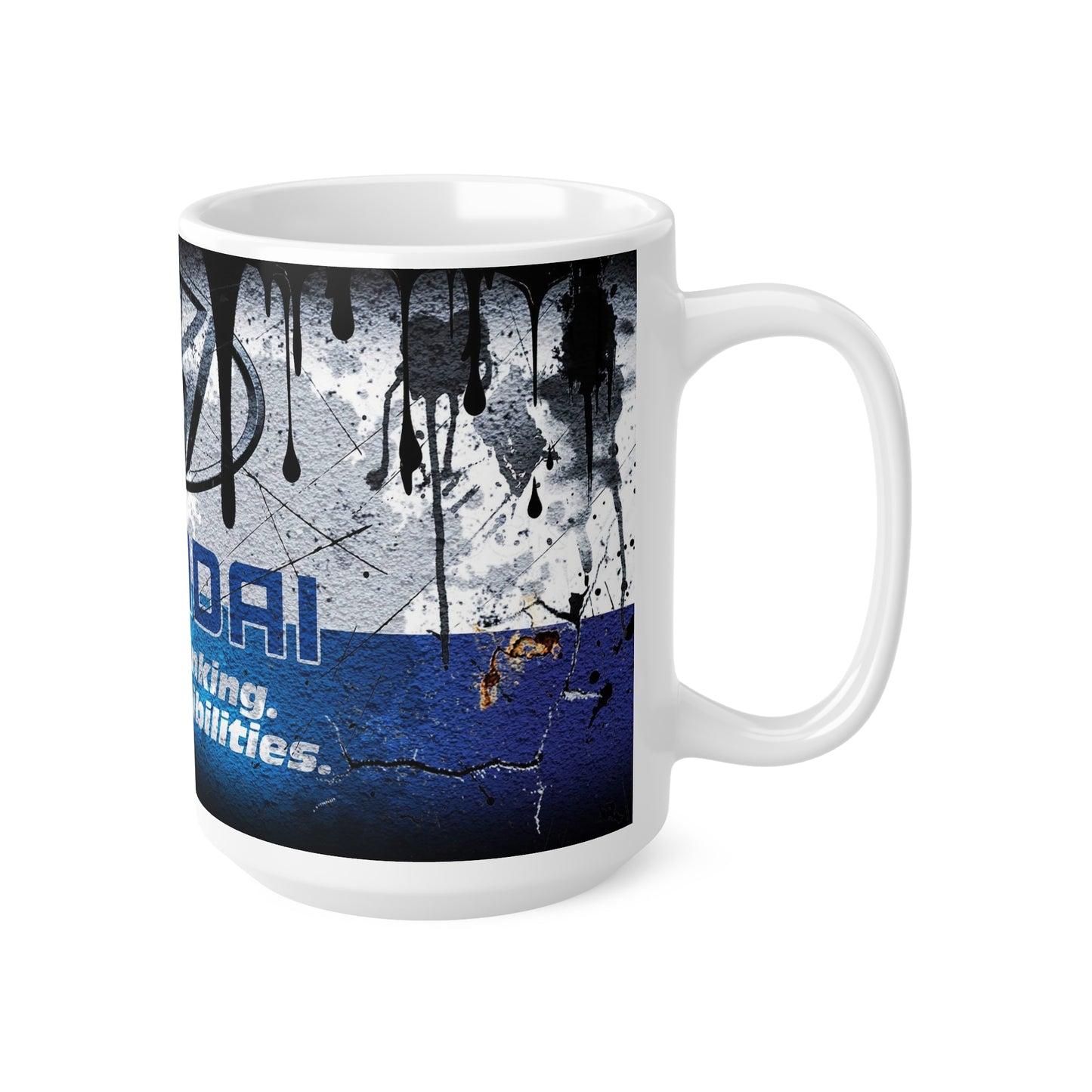 Hyundai Graffiti Ceramic Coffee Cup - 11oz & 15oz