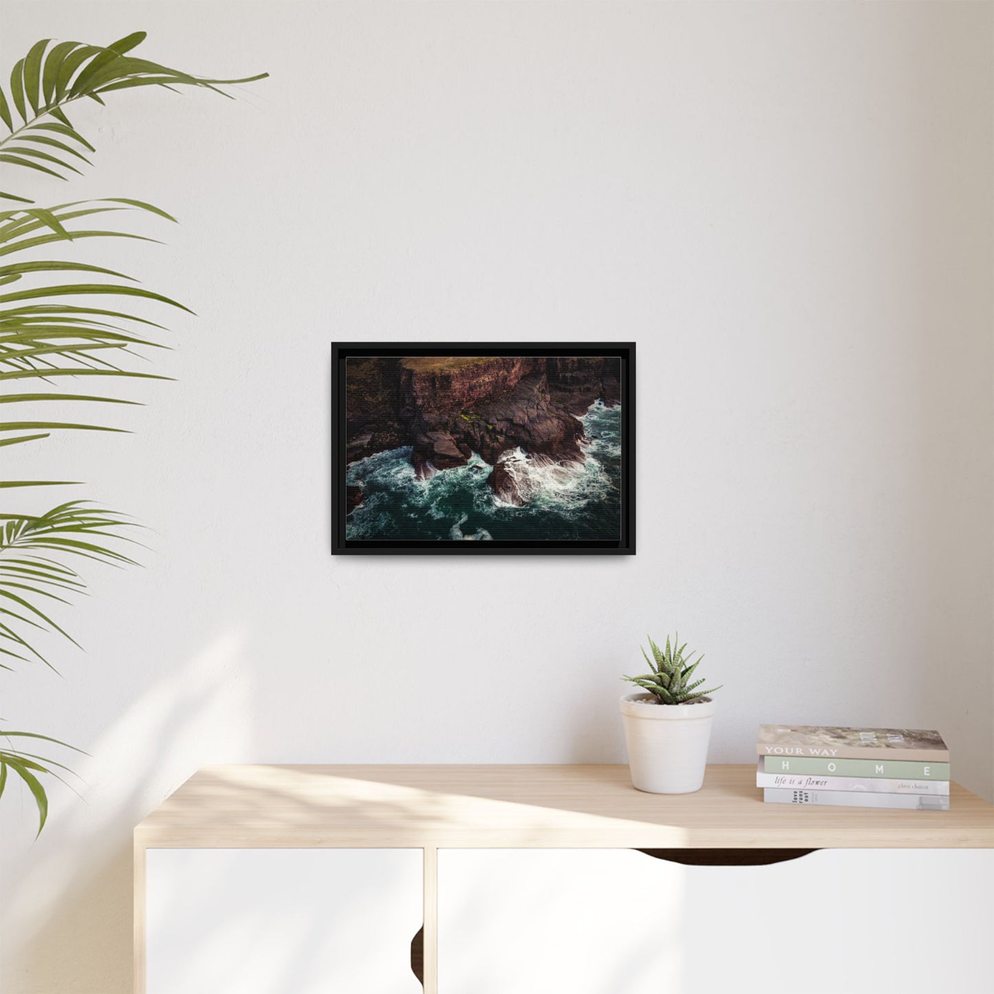 Kerry Head Matte Canvas, Framed (Multi-color)