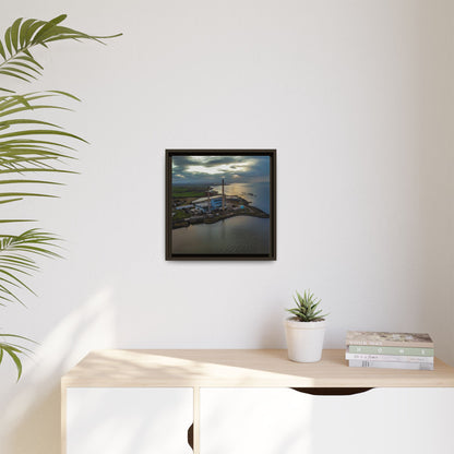 Target  Power Station Matte Canvas, Framed (Multi-color)