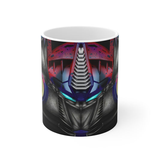 Transformers Ceramic Coffee Mug - 11oz & 15oz, Cool Robot Design