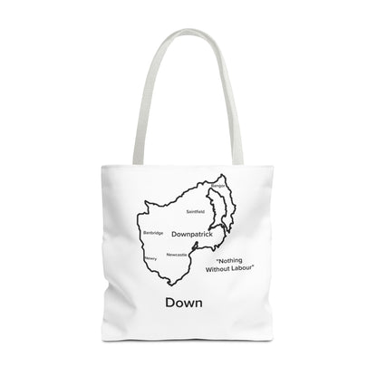 Down Tote Bag White Edition